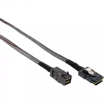 InLine Mini SAS HD -kaapeli SFF-8643 - SFF-8087 sidebandilla 1 m
