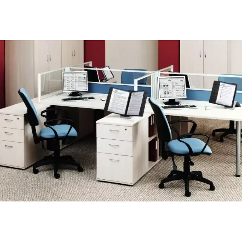 Durable Sherpa Style Table 10 asiakirjatelinekaruselli pöytäteline 10 A4-näyttöpaneeleille