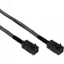 InLine Mini SAS HD -kaapeli SFF-8643 - SFF-8643 sidebandilla 0,5 m