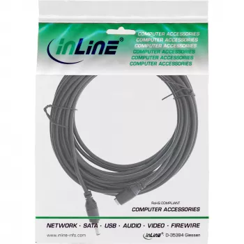 InLine DC-pistoke jatkokaapeli SmartHome-ulkokameralle, 3 m