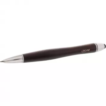 InLine woodpen, kosketuslevykynä + kuulakärkikynä, pähkinä/metal