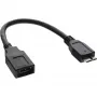 InLine Micro USB 3.0 OTG -adapterikaapeli Micro-B-uros USB Type-A-naaras 0,15 m
