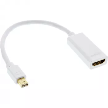 InLine Mini DisplayPort -HDMI-adapteri audiotuella 4K/30Hz 17193E