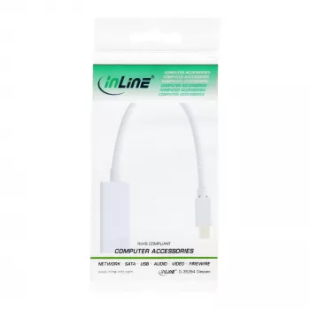 InLine Mini DisplayPort -HDMI-adapteri audiotuella 4K/30Hz 17193E