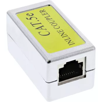 InLine Cat.5e crossover-adapteri suoraan crossover 2x RJ45 naaras suojattu