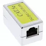 InLine Cat.5e crossover-adapteri suoraan crossover 2x RJ45 naaras suojattu