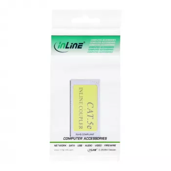InLine Cat.5e crossover-adapteri suoraan crossover 2x RJ45 naaras suojattu