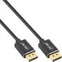 InLine DisplayPort 1.4 -kaapeli ohut, 8K4K, musta, kullatut kontaktit, 1 m