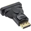InLine DisplayPort-adapteri DisplayPort-uros - DVI-D 24+1 naaras musta