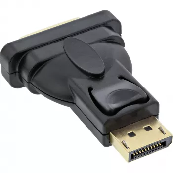 InLine DisplayPort-adapteri DisplayPort-uros - DVI-D 24+1 naaras musta