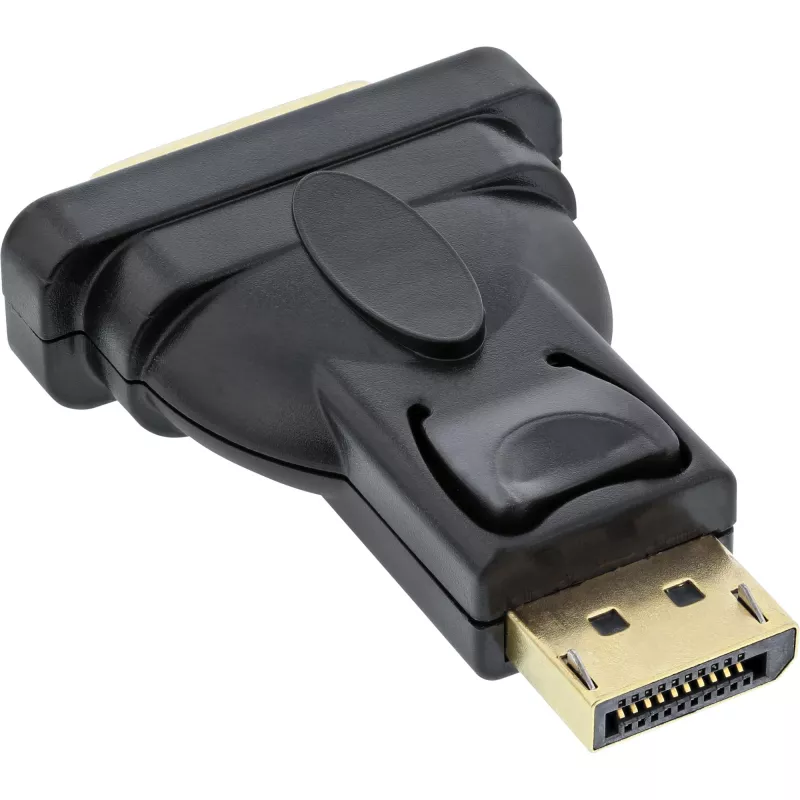InLine DisplayPort-adapteri DisplayPort-uros - DVI-D 24+1 naaras musta