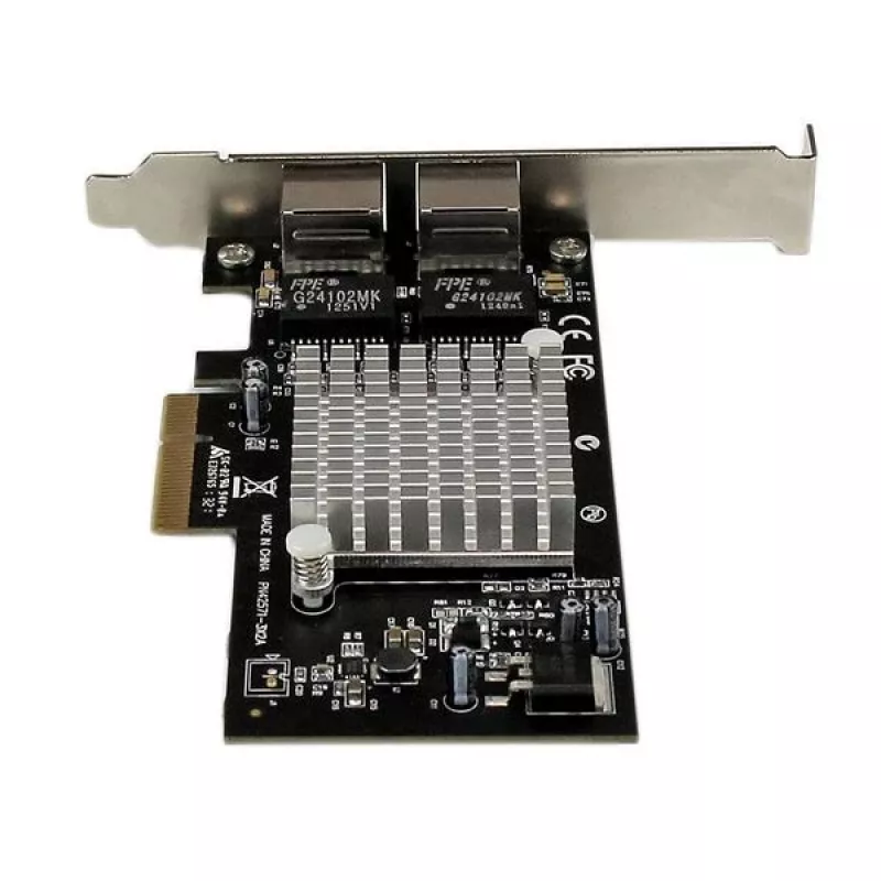 StarTech.com kaksiporttinen PCI Express (PCIe x4) Gigabit Ethernet -palvelinadapteri-verkkokortti – Intel i350 NIC