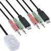 InLine KVM-kytkin, 2-porttinen, USB-C - DisplayPort 1.2, 4K, audio, integroitu kaapeli
