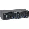 KVM-työpöytäkytkin InLine 62654I 4-porttinen kahden näytön HDMI 4K USB 3.0 audio