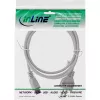 InLine virtakaapeli kannettaviin, harmaa, 1,8 m
