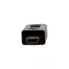 InLine High Speed HDMI -kaapeli Ethernetillä, AM/DM, superohut musta/kulta, 0,3 m
