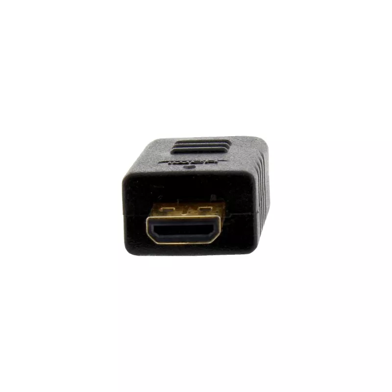 InLine High Speed HDMI -kaapeli Ethernetillä, AM/DM, superohut musta/kulta, 0,3 m