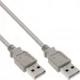 InLine 34303H USB 2.0 -kaapeli Type-A-uros / uros beige 0,3 m