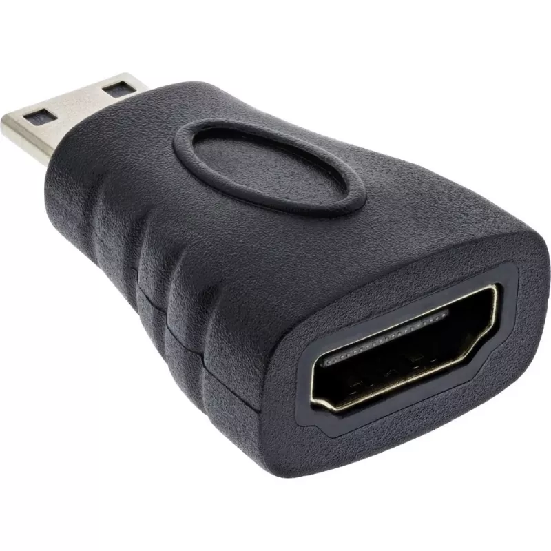 InLine HDMI-adapteri, HDMI A -liitin / HDMI C -uros, 4K/60Hz, kullattu