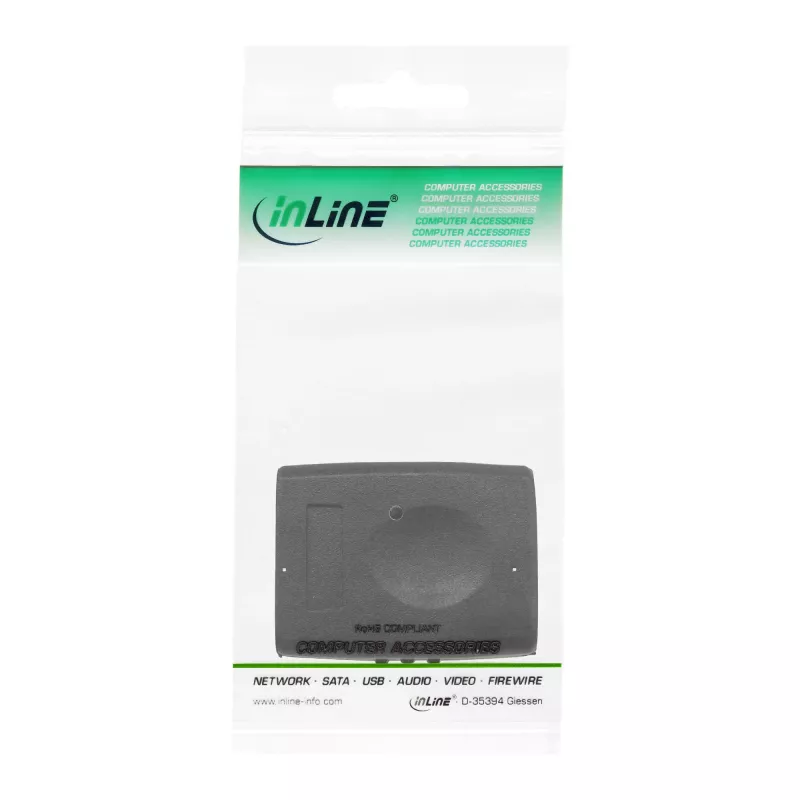 InLine HDMI-adapteri HDMI A -liitin/liitin kullatuin kontaktein, 4K2K