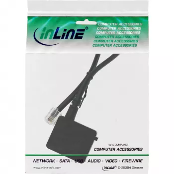 InLine TAE-adapterikaapeli RJ11 6P4C-uros - TAE-F-liitin saksalainen 0,2 m