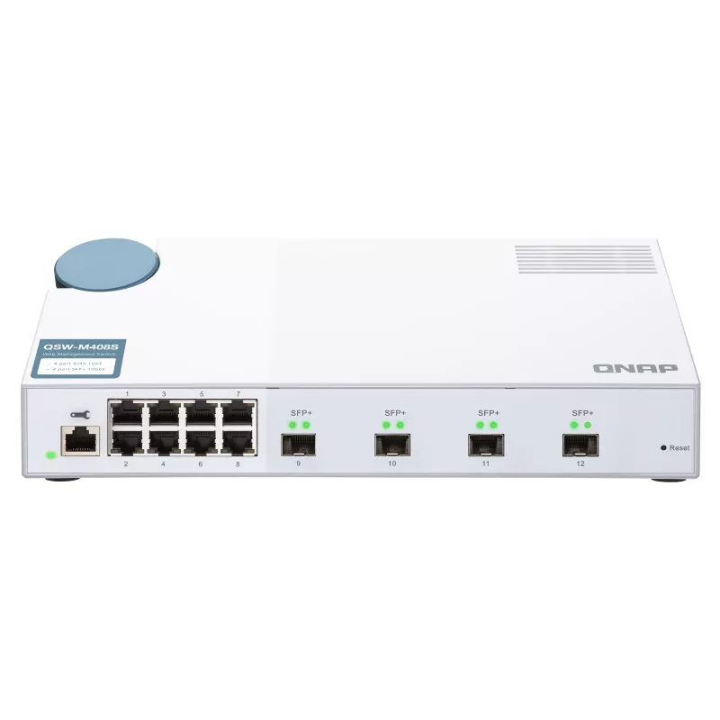 QNAP QSW-M408S Verkkokytkin Managed L2 Gigabit Ethernet (10/100/1000) valkoinen