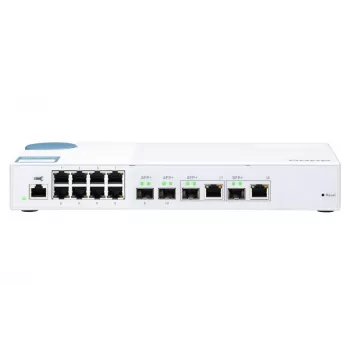 QNAP QSW-M408-2C Verkkokytkin Managed L2 10G Ethernet (100/1000/10000) valkoinen