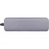 InLine USB 3.2 -keskitin, USB-C 4x USB A 10 Gb/s, alumiini, harmaa
