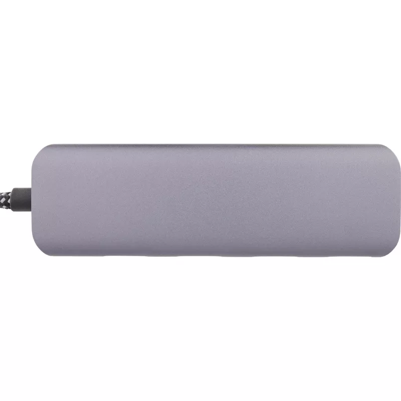 InLine USB 3.2 -keskitin, USB-C 4x USB A 10 Gb/s, alumiini, harmaa