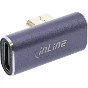 InLine USB4-sovitin, USB-C uros/naaras pystysuoraan oikealle/vasemmalle kulma