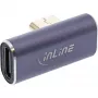 InLine USB4-sovitin, USB-C uros/naaras pystysuoraan oikealle/vasemmalle kulma