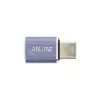 InLine USB4-sovitin USB-C uros/naaras alumiini harmaa 35900A