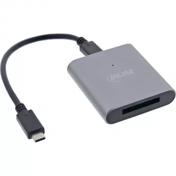 InLine kortinlukija USB 3.2 USB-C tai USB-A, CFexpress tyyppi B -korteille