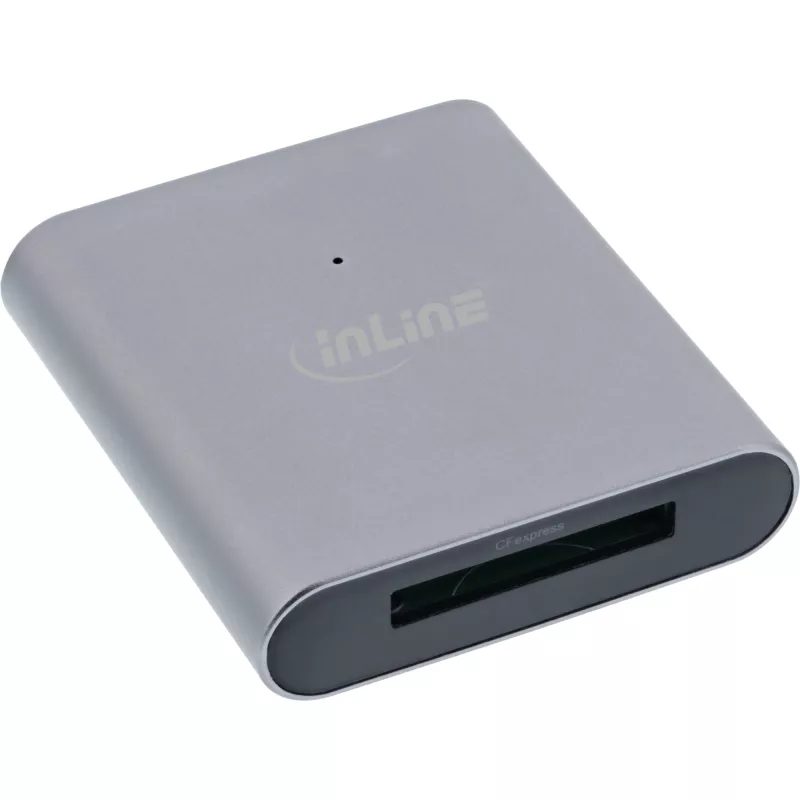 InLine kortinlukija USB 3.2 USB-C tai USB-A, CFexpress tyyppi B -korteille
