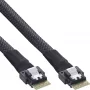 InLine ohut SAS-kaapeli, SFF-8654 - SFF-8654, 24 Gb/s, 0,5 m