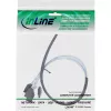 InLine ohut SAS-kaapeli, SFF-8654 - 4x SATA 7-pin, 12 Gb/s, 0,5 m