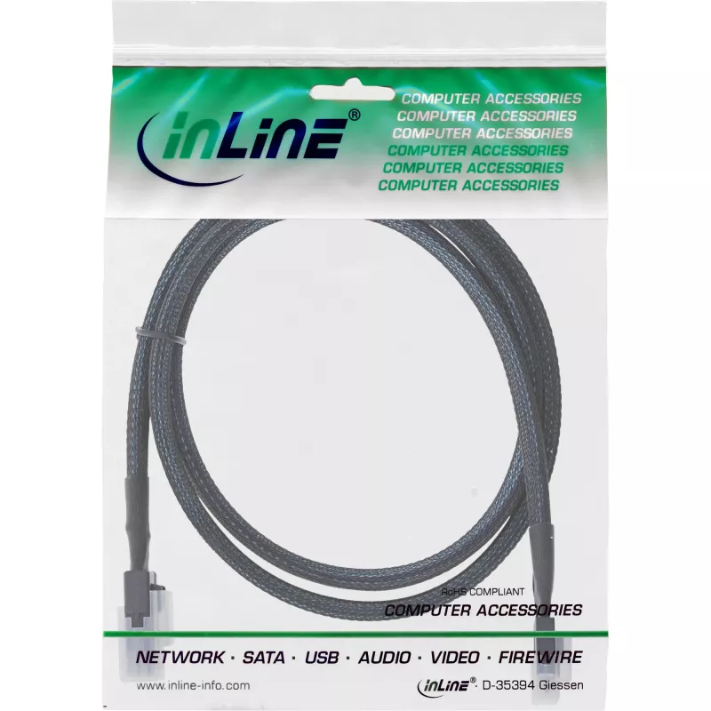 InLine ohut SAS-kaapeli, SFF-8654 - Mini SAS SFF-8087, 12 Gb/s, 0,5 m