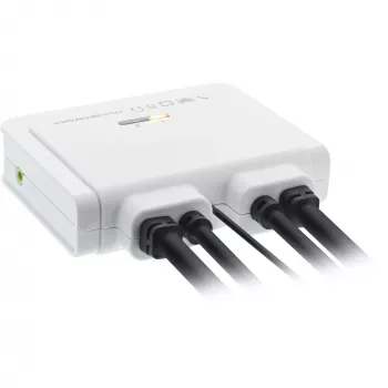 InLine kaapeli KVM-kytkin, 2-porttinen, DisplayPort 1.2, 4K, USB, audio