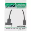 InLine USB 3.2 Gen.2 C uros / naaras laippakaapeli, musta, 0,20 m