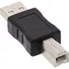 USB 2.0 -adapteri Type-A uros / Type-B uros InLine 33443A