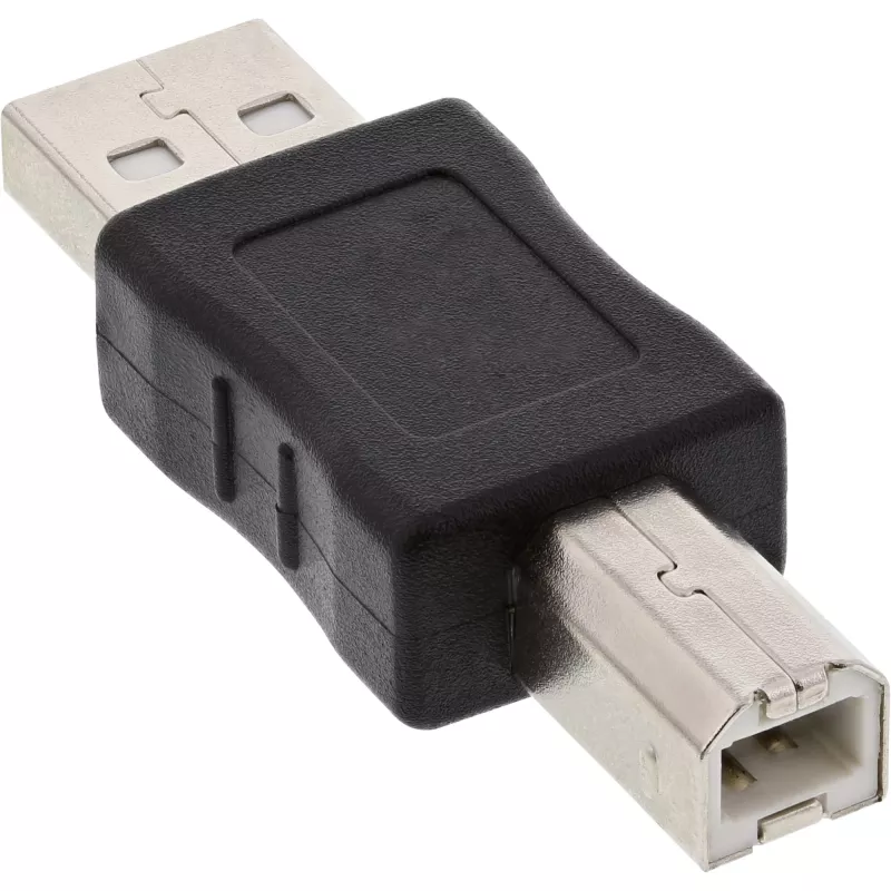 USB 2.0 -adapteri Type-A uros / Type-B uros InLine 33443A