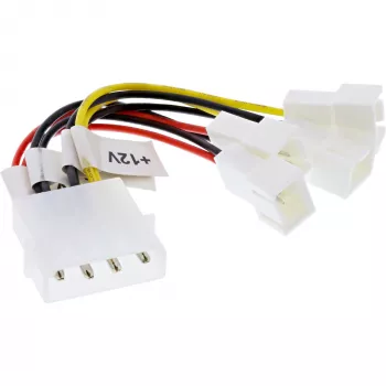 InLine tuuletin-adapterikaapeli 2x 12V ja 2x 5V 4 tuulettimelle 33005B