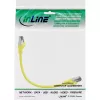 InLine patch-kaapeli, S/FTP (PiMf), Cat.8.1, 2000 MHz, halogeeniton, keltainen, 0,3 m