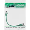 InLine patch-kaapeli, S/FTP (PiMf), Cat.8.1, 2000MHz, halogeeniton, vihreä, 0,25m