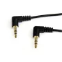StarTech.com 30 cm ohut 3,5 mm kulmikas stereoäänikaapeli - M/M
