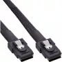 InLine SAS-kaapeli sisäinen, Mini-SAS SFF-8087 Mini-SAS SFF-8087, sidebandilla, 1 m