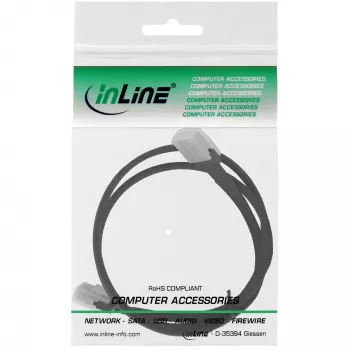 InLine SAS-kaapeli sisäinen, Mini-SAS SFF-8087 Mini-SAS SFF-8087, sidebandilla, 1 m