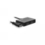 InLine kaapelisplitteri HDMI 2-porttinen, 4K/60 Hz, USB-virtakaapelilla, 0,5 m
