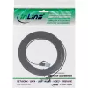InLine patch-kaapeli litteä, U/FTP, Cat.6A, TPE halogeeniton, musta, 2 m