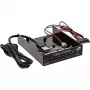 InLine 4-porttinen USB 3.0 -paneelikeskitin 3,5 tuuman levyasemapaikkaan, musta